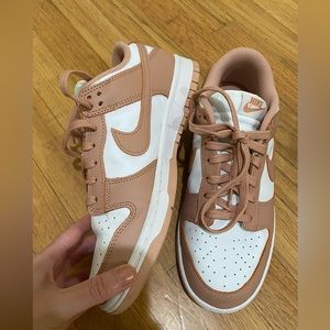 Women’s Nike Dunks Low Rise “Rose Whisper” Color, Size 8.5